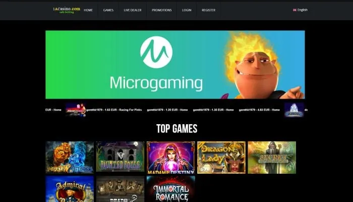 1ACasino Review Header
