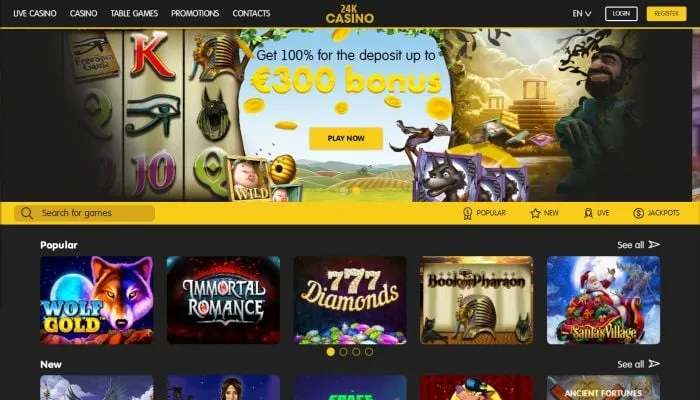 24kCasino Review Header