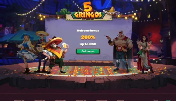 5Gringos Casino Review Header