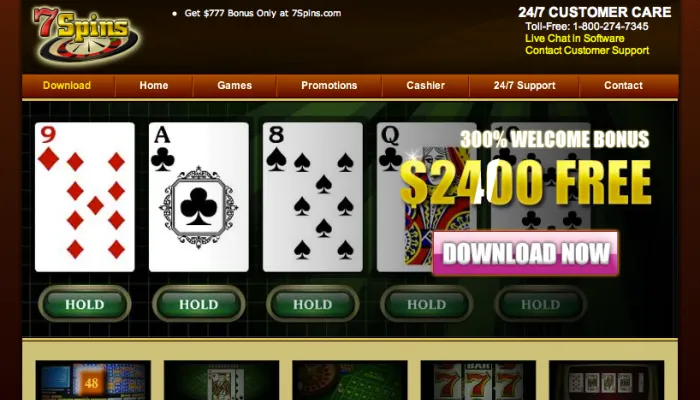 7 Spins Casino Review Header