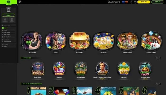 888 UK Casino Review Header