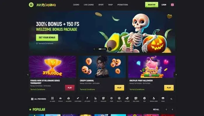 Avocasino Review Header