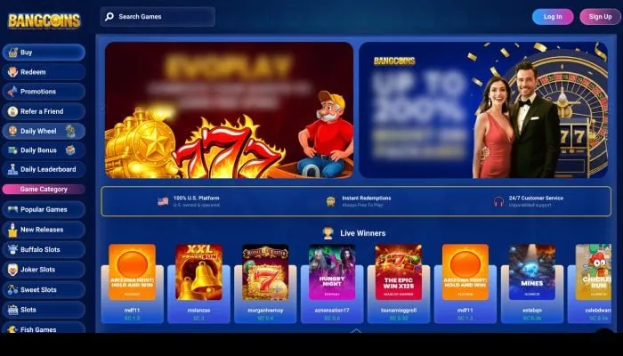 BangCoins Casino Review Header
