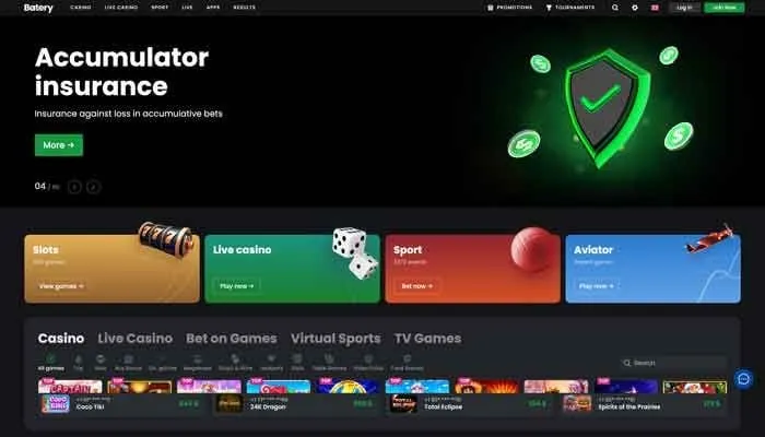 Batery.win Casino Review Header