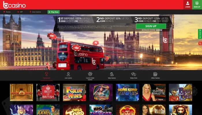 bCasino UK Review Header