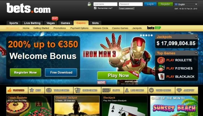 Bets Casino Review Header