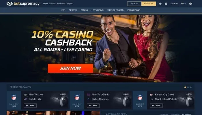 Betsupremacy.ag Casino Review Header