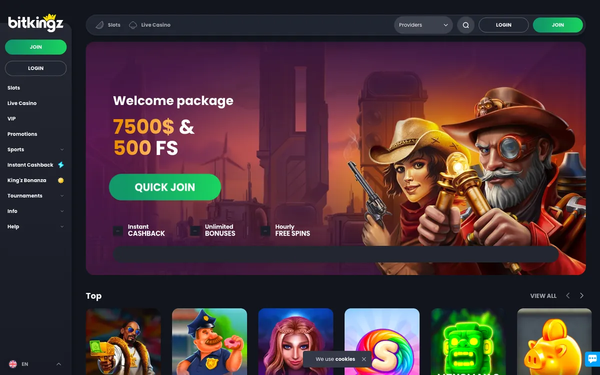 Bitkingz Casino Review Header