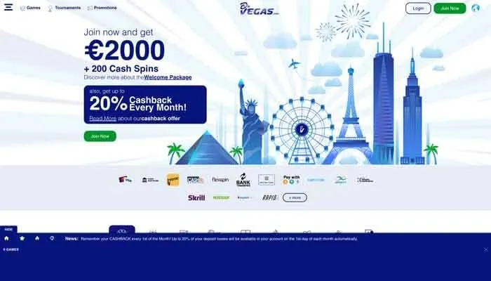 BluVegas Casino Review Header