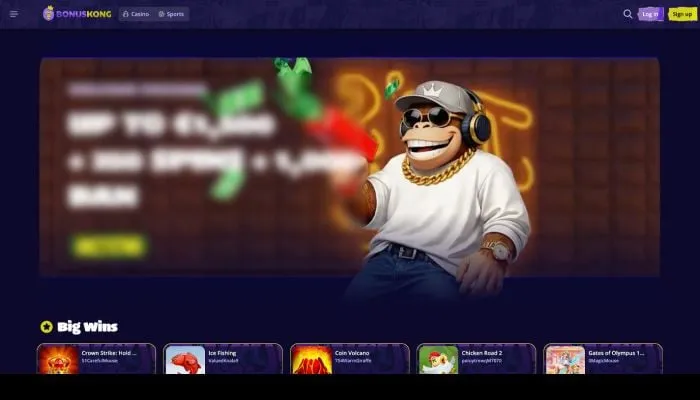 Bonuskong Casino Review Header