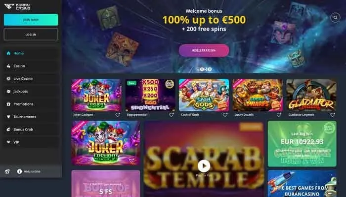 BuranCasino Review Header