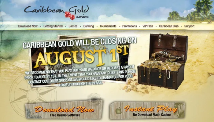 Caribbean Gold Casino Review Header