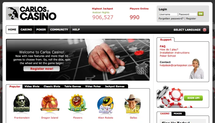 Carlos Place Casino Review Header