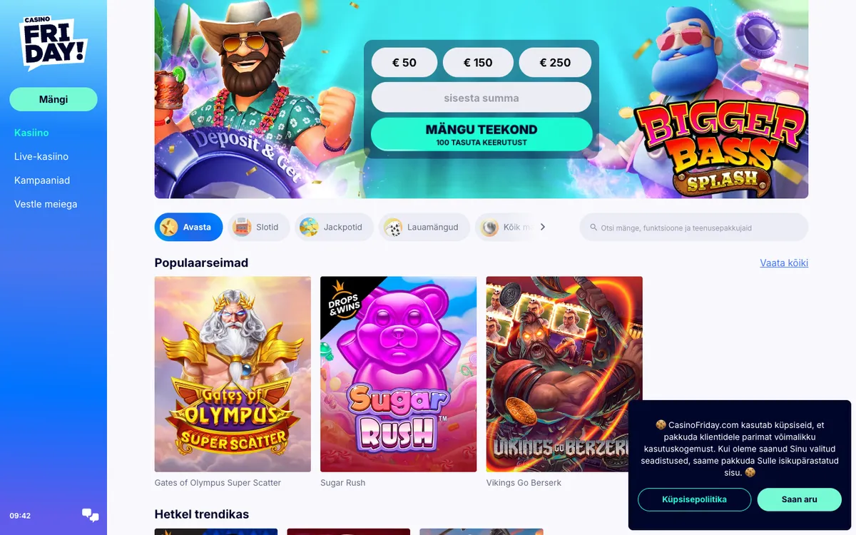 Casino Friday Review Header
