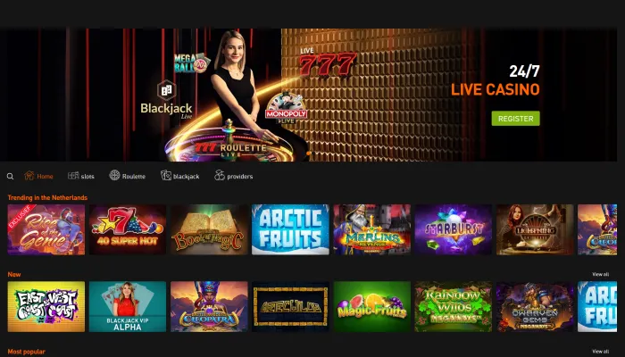 Casino777.nl Review Header