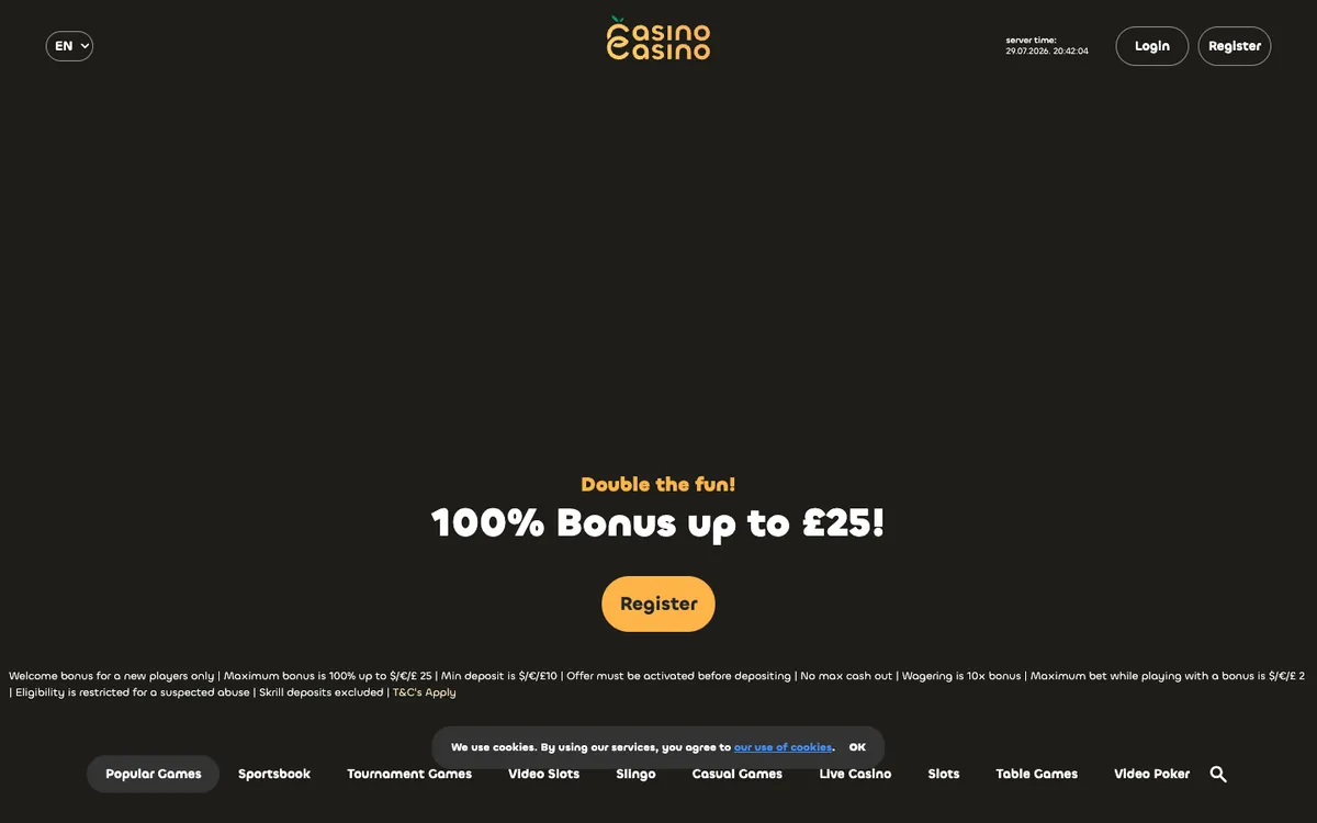 CasinoCasino Review Header