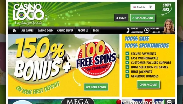 CasinoLoco Review Header