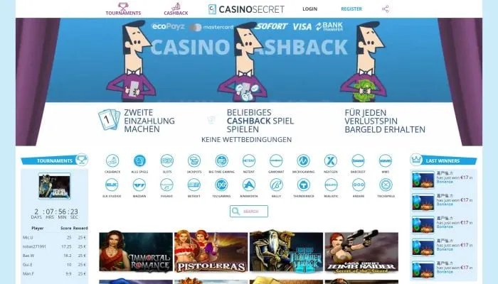 CasinoSecret Review Header