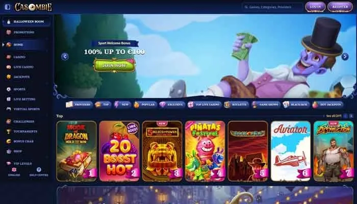 Casombie Casino Review Header