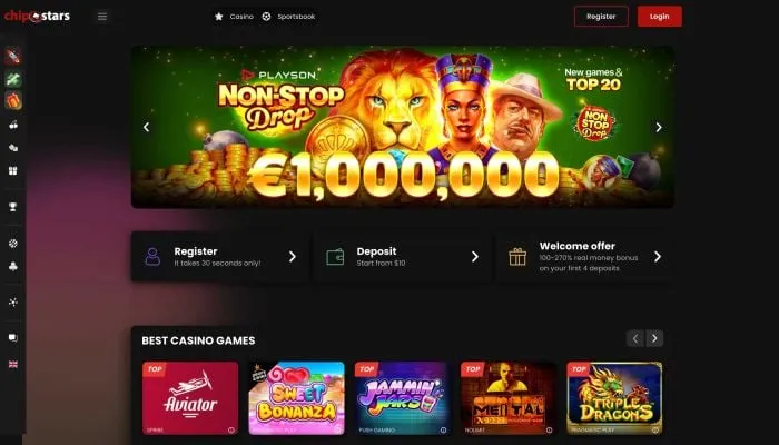 Chipstars Casino Review Header