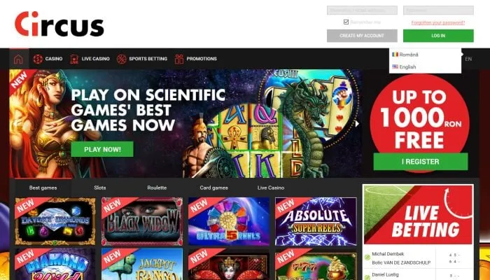Circus.ro Casino Review Header