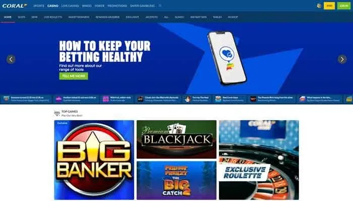 Coral Casino Review Header