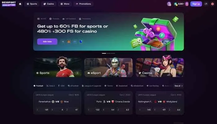 Dexsport Casino Review Header