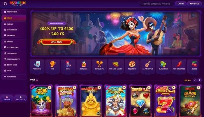 Duospin Casino Review Header