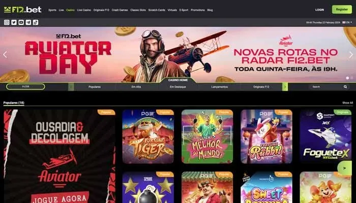 F12.Bet Casino Review Header