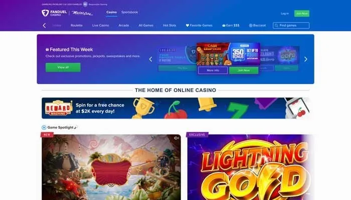 FanDuel Casino USA Review Header