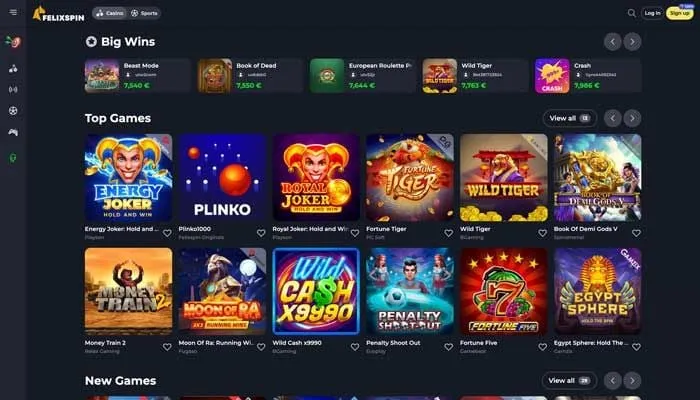 Felixspin Casino Review Header