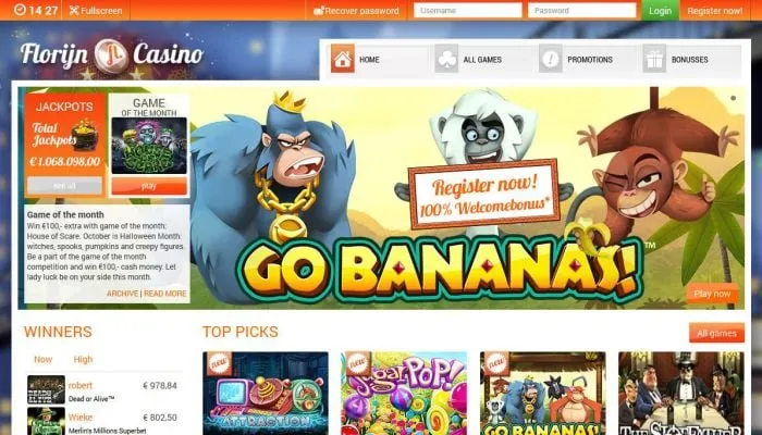 Florijn Casino Review Header