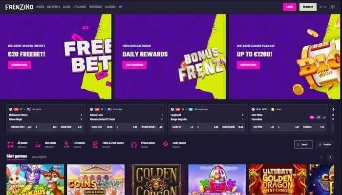 Frenzino Casino Review Header