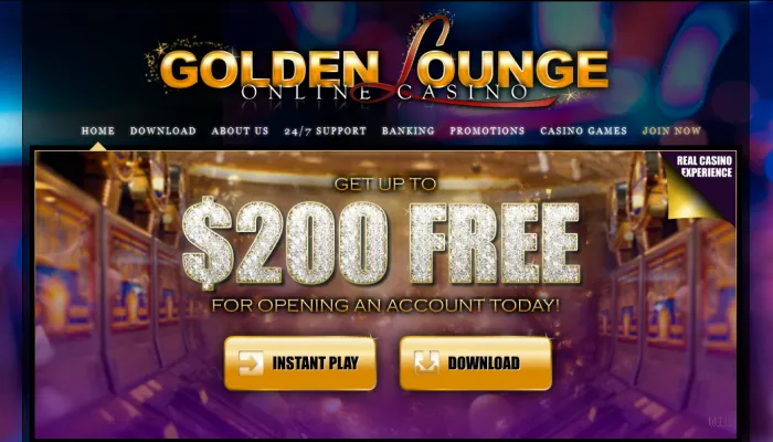 Golden Lounge Casino Review Header
