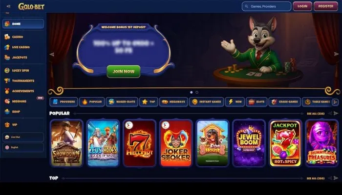 Golobet Casino Review Header