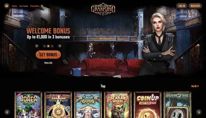 Gransino Casino Review Header