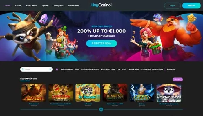 HeyCasino! Review Header