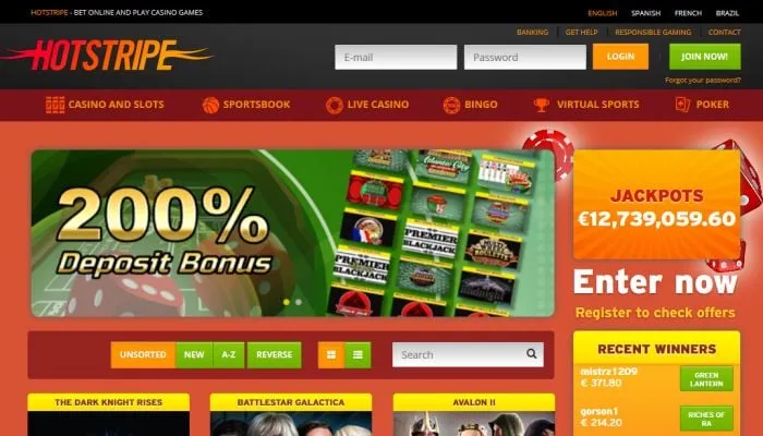 Hotstripe Casino Review Header