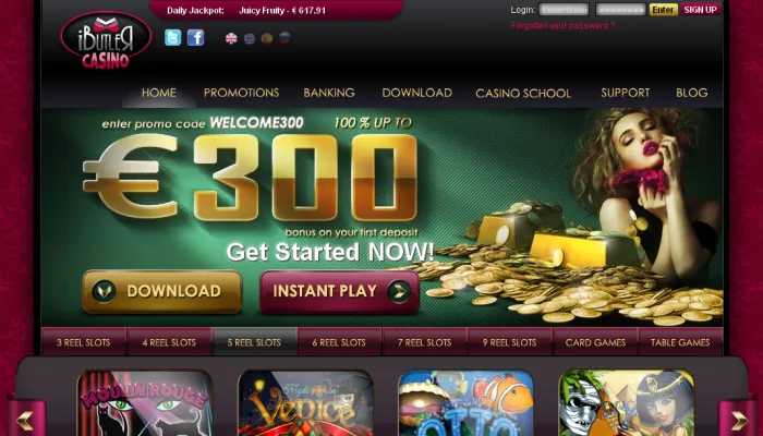 iButler Casino Review Header