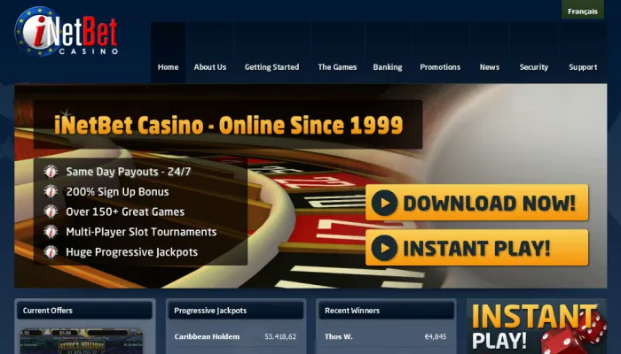 iNetBet.eu Casino Review Header