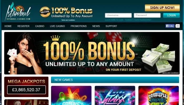 Istanbul Casino Review Header