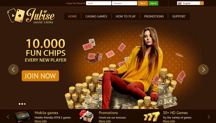 Jubise Casino Review Header