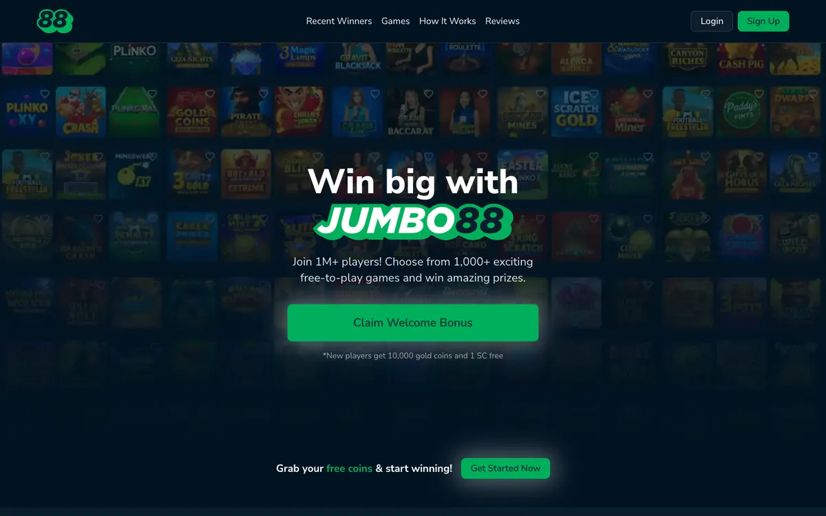Jumbo88 Casino Review Header