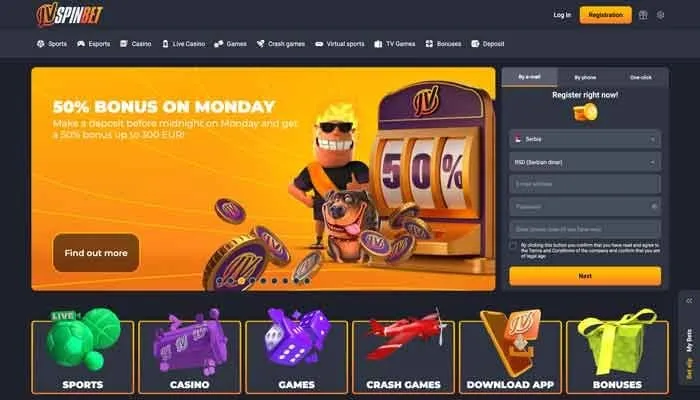 JVSPINBET Casino Review Header