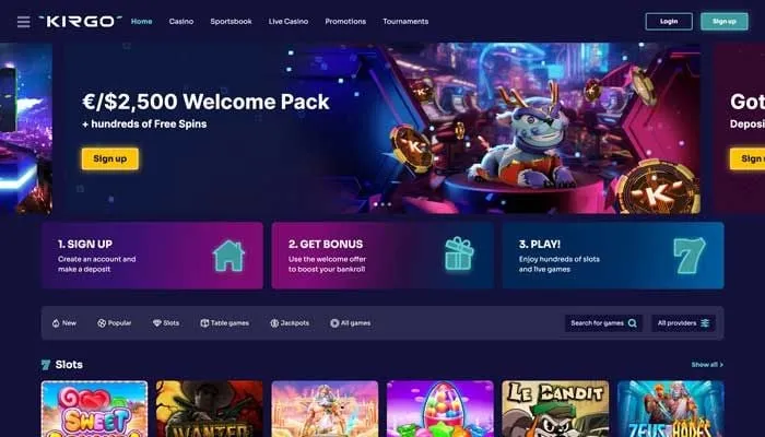 Kirgo Casino Review Header