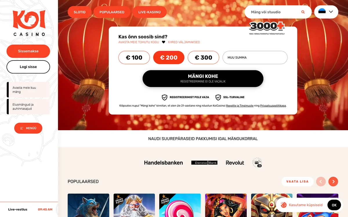 Koi Casino Review Header