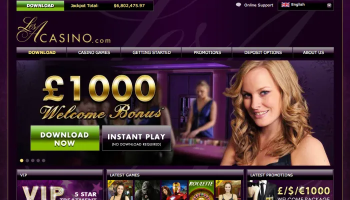 LesACasino Review Header