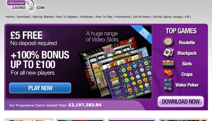 Littlewoods Casino Review Header