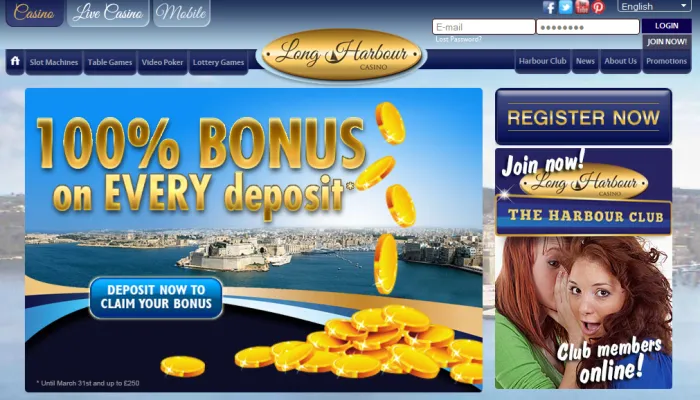 Long Harbour Casino Review Header