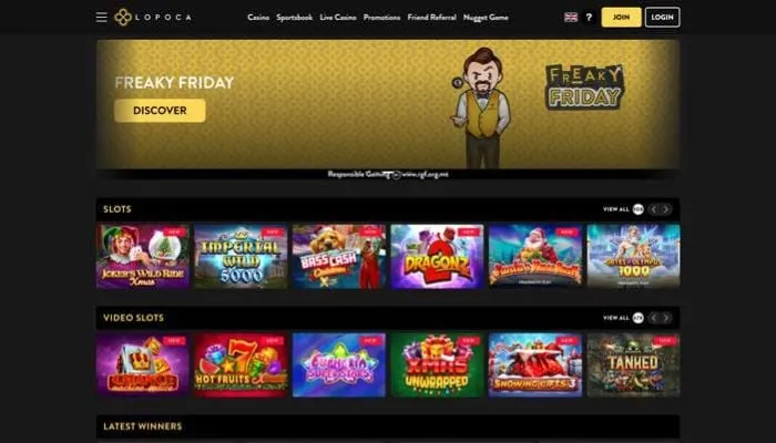 Lopoca Casino Review Header